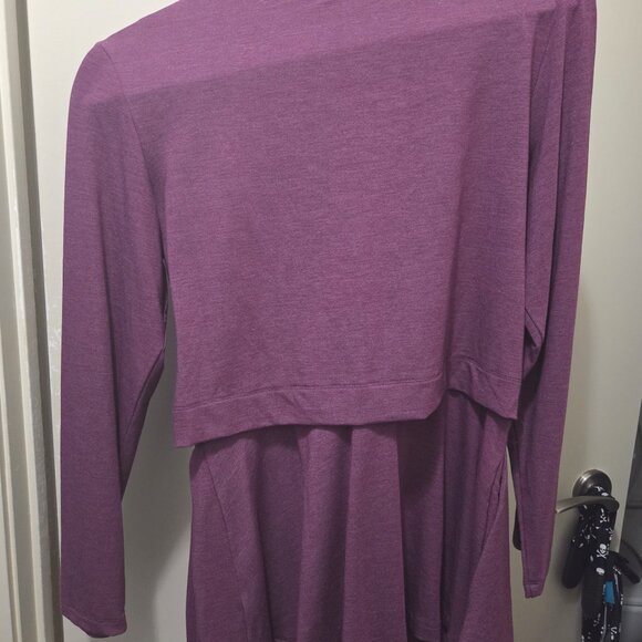 Betabrand Pose peplum wrap top x 2 - Picture 2 of 5